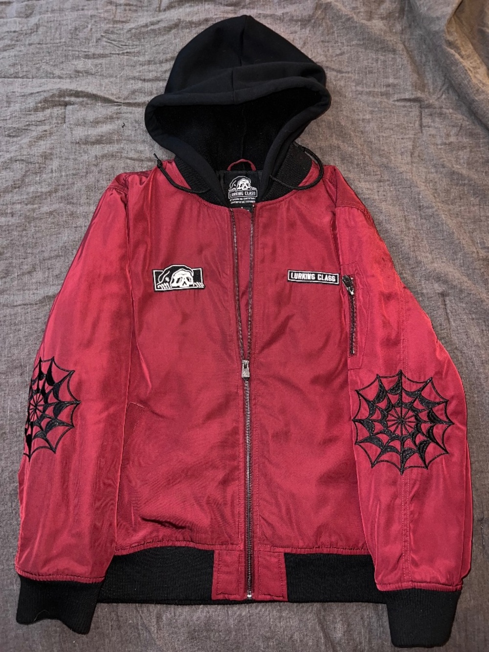 Lurking Class Hooded Bomber Jacket
